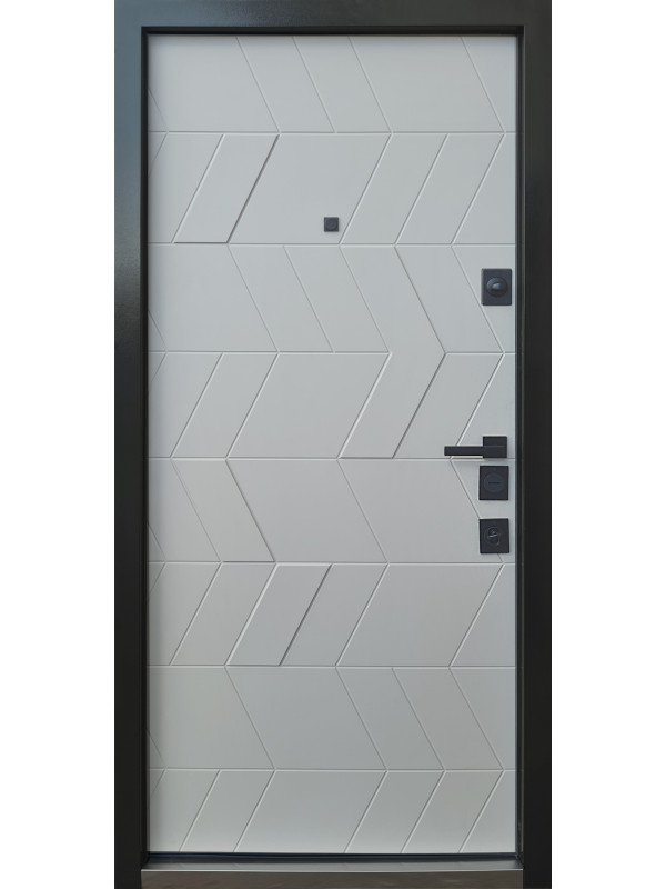 Вхідні двері Qdoors Авангард Конверс-Ак(Бетон темний | Грей софт) - Зображення 2